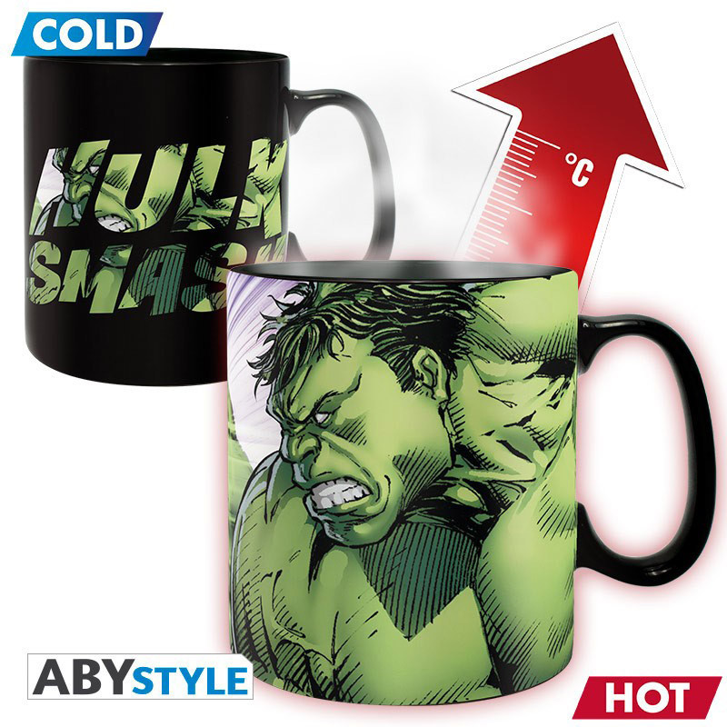 MARVEL Mug Heat Change Hulk Smash ABYstyle MARVEL Mug Heat Change Hulk Smash ABYstyle