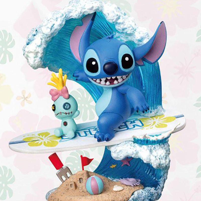 LILO & STITCH Diorama D-Stage Summer Series Stitch Surf Beast Kingdom