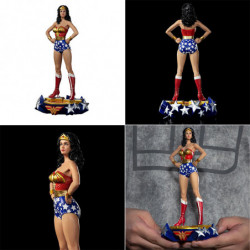  DC COMICS Statue Wonder Woman Lynda Carter Deluxe Art Scale Iron Studios