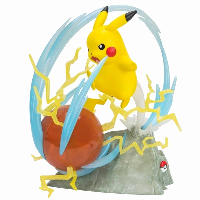 POKEMON Statuette Lumineuse Deluxe Collector Pikachu Jazwares