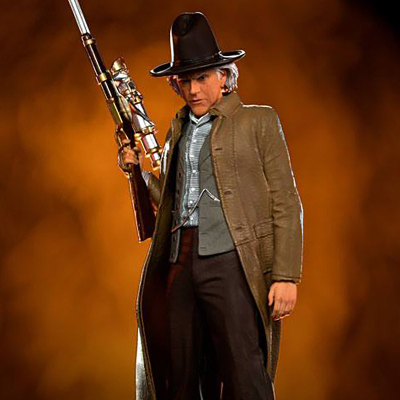RETOUR VERS LE FUTUR III Statue Doc Brown Art Scale Iron Studios RETOUR VERS LE FUTUR III Statue Doc Brown Art Scale Iron Studios