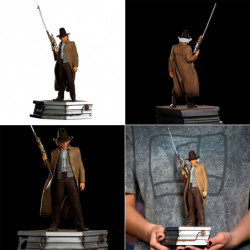  RETOUR VERS LE FUTUR III Statue Doc Brown Art Scale Iron Studios