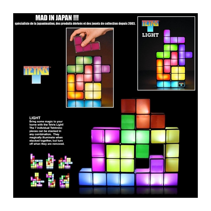 TETRIS lampe Tetriminos Paladone TETRIS lampe Tetriminos Paladone