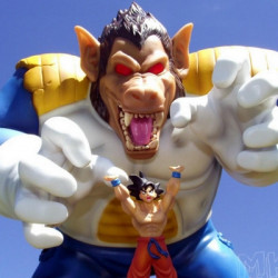 DBZ Statue Ichiban Kuji  Vegeta Oozaru vs Son Goku Banpresto