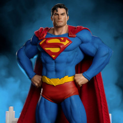 DC COMICS Statue Superman Unleashed Deluxe Art Scale Iron Studios