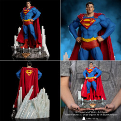  DC COMICS Statue Superman Unleashed Deluxe Art Scale Iron Studios