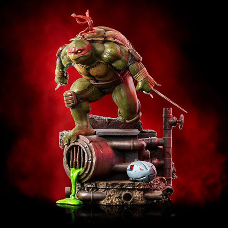 TORTUES NINJA Statue Raphael Art Scale Iron Studios