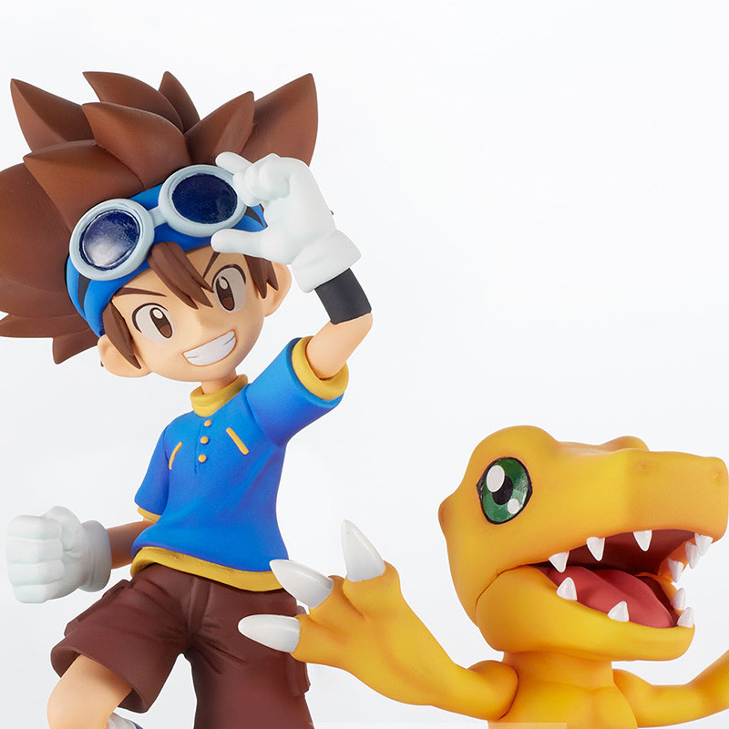 DIGIMON Adventure Figurine Taichi & Agumon DXF Adventure Archives Banpresto