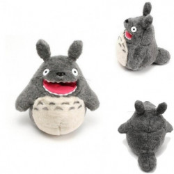 MON VOISIN TOTORO peluche officielle Totoro gris bouche ouverte -  15 cm