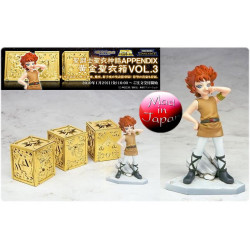 SAINT SEIYA Myth Cloth Appendix Gold Cloth Box volume 3 + Figurine de Kiki