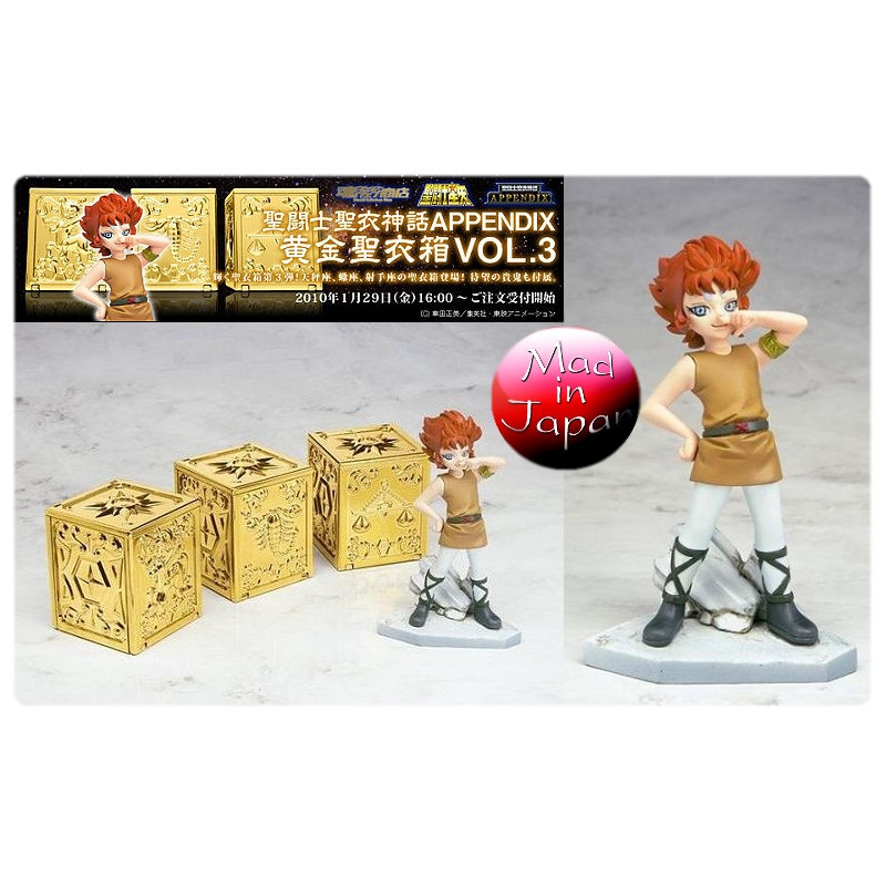 SAINT SEIYA Myth Cloth Appendix Gold Cloth Box volume 3 + Figurine de Kiki