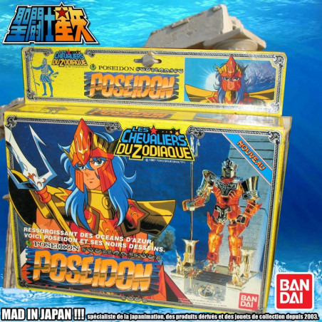 Saint Seiya Vintage 1988 Bandai Japon Poseidon Julian Solo