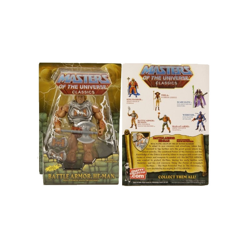MAITRES DE L'UNIVERS CLASSICS figurine Musclor He-Man Battle Armor MAITRES DE L'UNIVERS CLASSICS figurine Musclor He-Man Battle Armor
