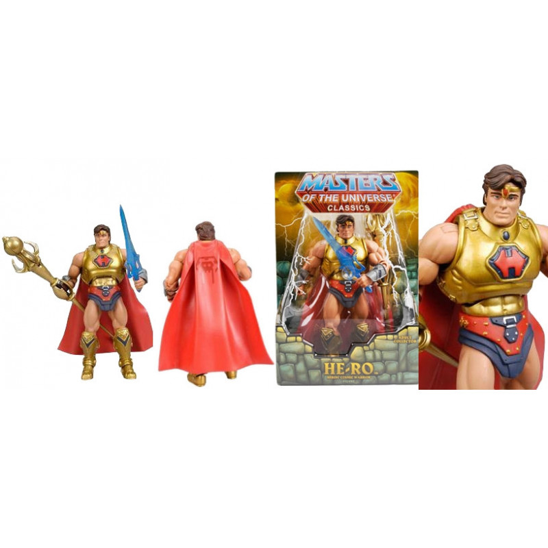 MAITRES DE L'UNIVERS CLASSICS figurine He-Ro MAITRES DE L'UNIVERS CLASSICS figurine He-Ro