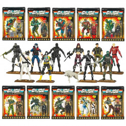 GI JOE 25ème anniversaire 10 figurines Collection Hall of Heroes