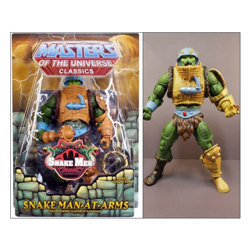 MAITRES DE L'UNIVERS CLASSICS figurine Snake Man at Arms MAITRES DE L'UNIVERS CLASSICS figurine Snake Man at Arms
