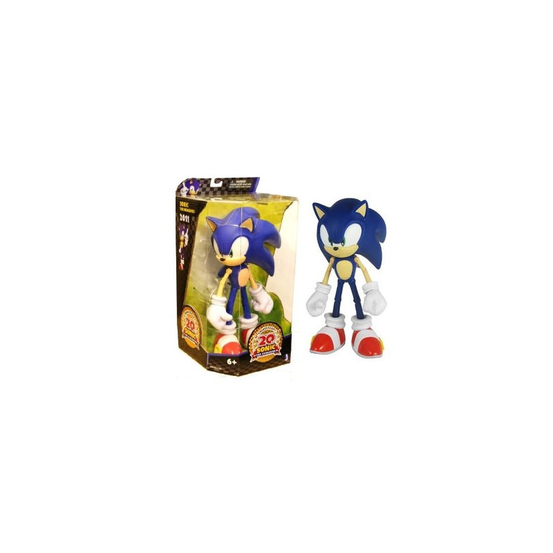 SONIC THE HEDGEHOG figurine 20th Anniversary version 2011