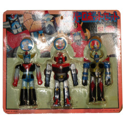 DIVERS 3 figurines sous blister Goldorak Gaiking Combattler V Popy