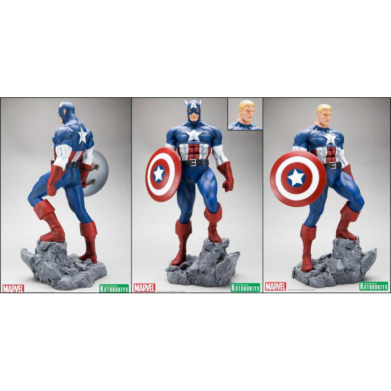 CAPTAIN AMERICA statue classic costume Kotobukiya CAPTAIN AMERICA statue classic costume Kotobukiya
