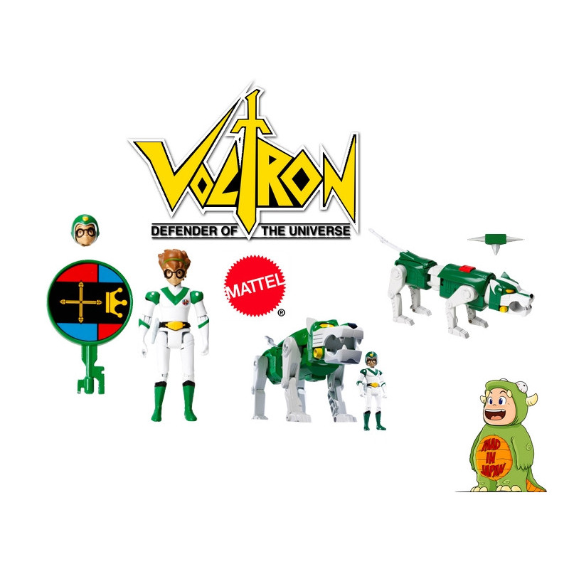 VOLTRON GOLION 3 Green Lion & Pidge Mattel VOLTRON GOLION 3 Green Lion & Pidge Mattel
