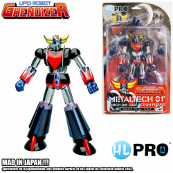 GOLDORAK Figurine articulée Metaltech Goldorak version chrome
