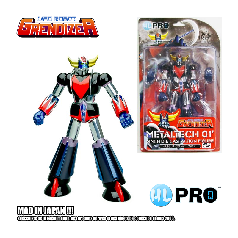 GOLDORAK Figurine articulée Metaltech Goldorak version chrome GOLDORAK Figurine articulée Metaltech Goldorak version chrome