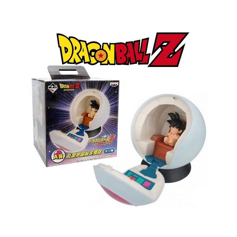 Banpresto Ichiban Kuji Goku With Saiyan Pod