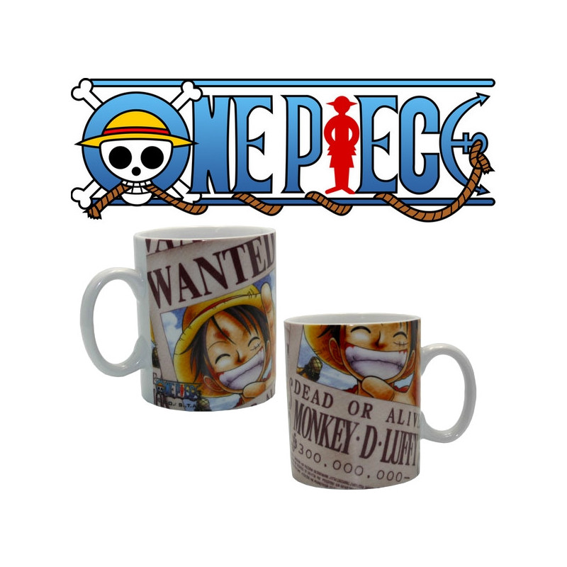 ONE PIECE Mug Wanted Luffy D Monkey