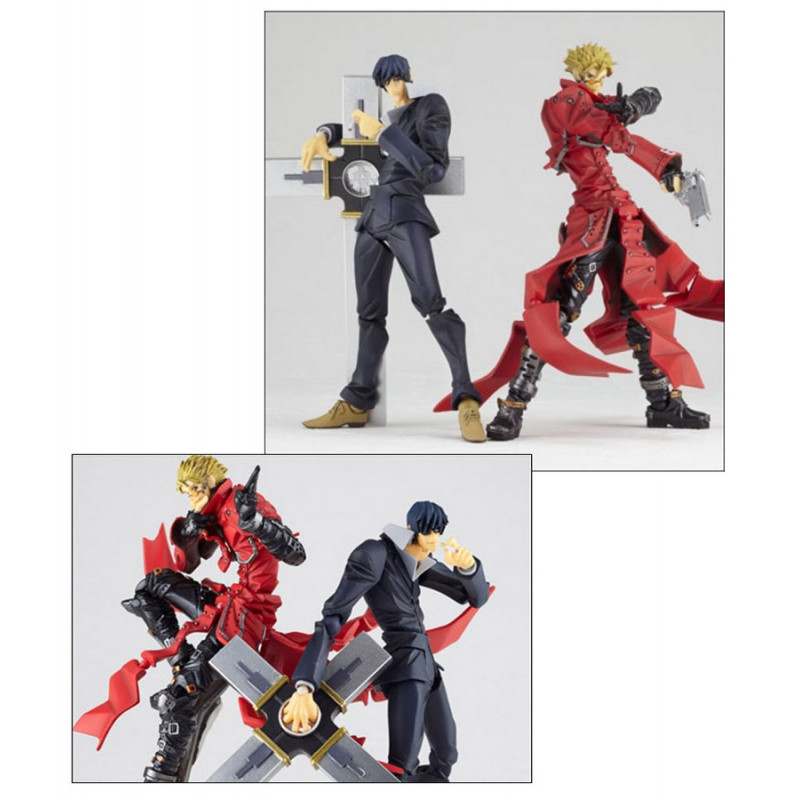 TRIGUN figurines Revoltech pack de 2 Vash & Wolfwood TRIGUN figurines Revoltech pack de 2 Vash & Wolfwood
