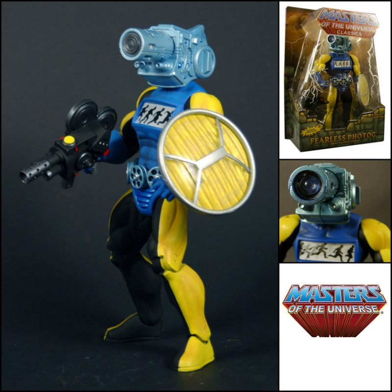 MAITRES DE L'UNIVERS CLASSICS figurine Fearless Photog MAITRES DE L'UNIVERS CLASSICS figurine Fearless Photog