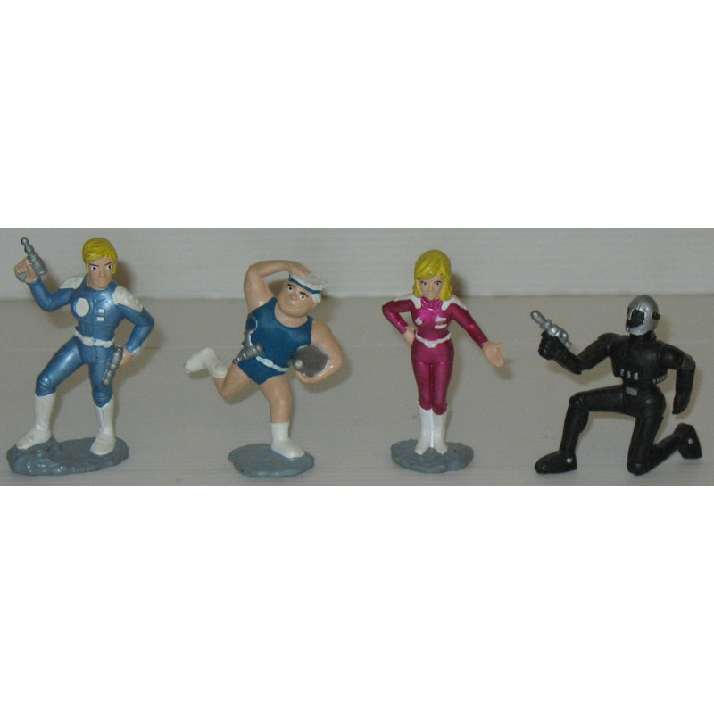 CAPITAINE FLAM figurines set de 4 pièces: Flam