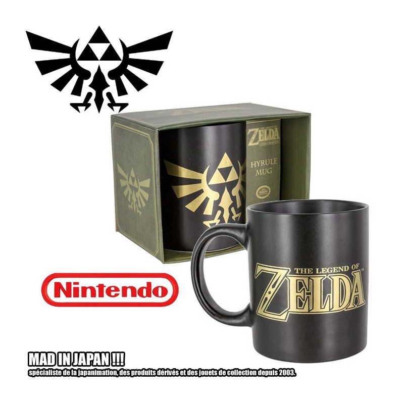 THE LEGEND OF ZELDA mug Hyrule Noir Paladone THE LEGEND OF ZELDA mug Hyrule Noir Paladone