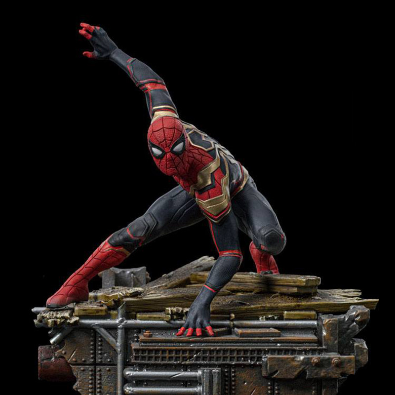 Statue Spider Man Peter 1 BDS Art Scale Deluxe Iron Studios Spider Man No Way Home