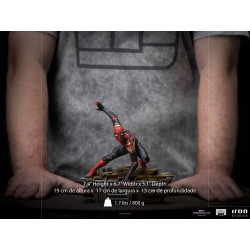 Statue Spider Man Peter 1 BDS Art Scale Deluxe Iron Studios Spider Man No Way Home