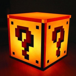 SUPER MARIO BROS lampe Question Block sonore Paladone