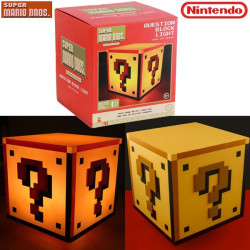  SUPER MARIO BROS lampe Question Block sonore Paladone