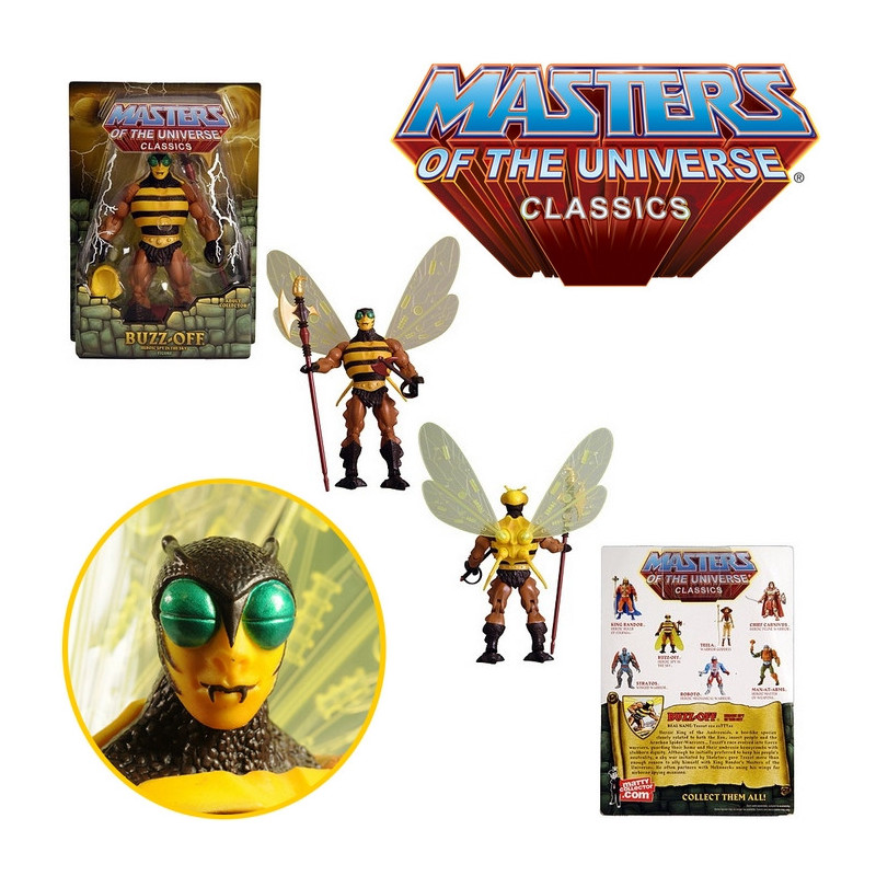 MAITRES DE L'UNIVERS CLASSICS figurine Buzz-Off MAITRES DE L'UNIVERS CLASSICS figurine Buzz-Off