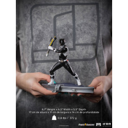 Statue Black Ranger BDS Art Scale Iron Studios Power Rangers