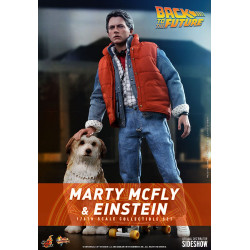 Movie Masterpiece Marty McFly & Einstein Exclusive Hot Toys