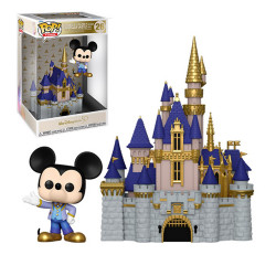 DISNEY Château de Cendrillon & Mickey Mouse POP! Funko