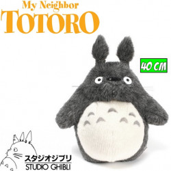 MON VOISIN TOTORO peluche officielle Totoro gris foncé - 40 cm