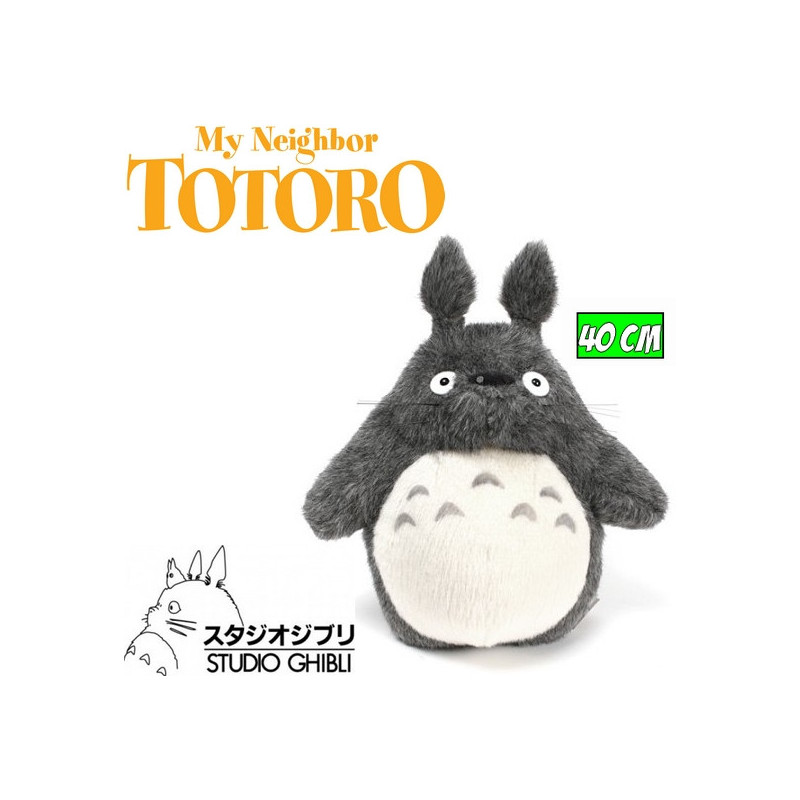 MON VOISIN TOTORO peluche officielle Totoro gris foncé - 40 cm MON VOISIN TOTORO peluche officielle Totoro gris foncé - 40 cm