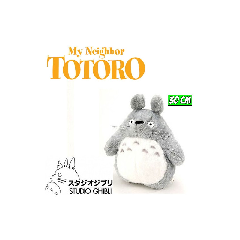 MON VOISIN TOTORO peluche officielle Totoro gris clair - 30 cm