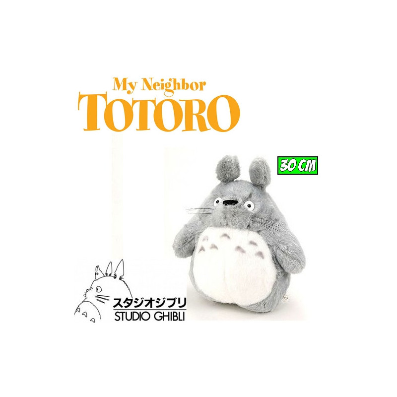 MON VOISIN TOTORO peluche officielle Totoro gris clair - 30 cm MON VOISIN TOTORO peluche officielle Totoro gris clair - 30 cm