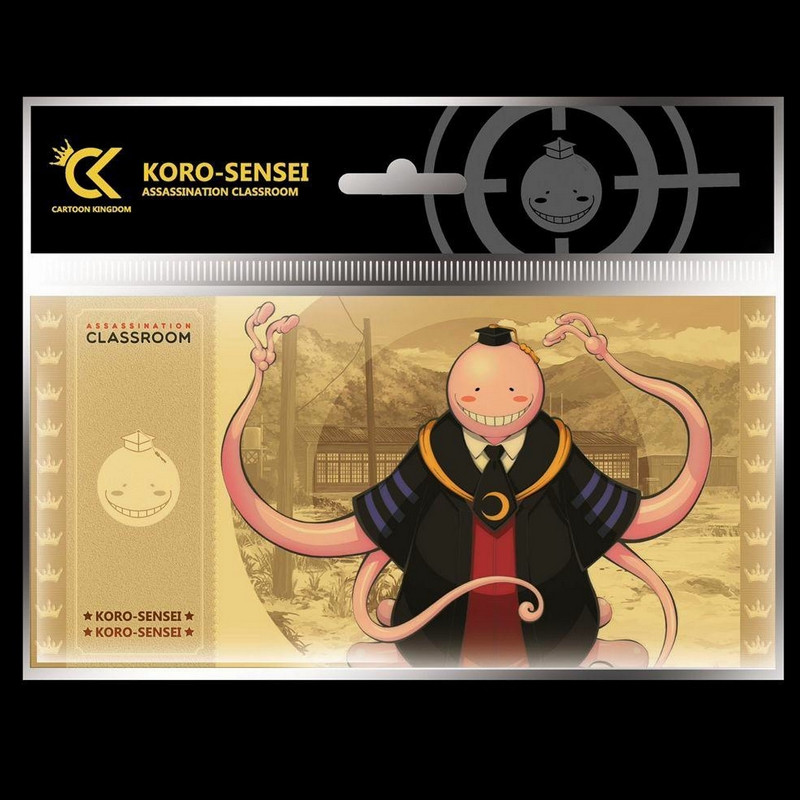 ASSASSINATION CLASSROOM Tickets d’Or - C – Saison 1 – Cartoon Kingdom ASSASSINATION CLASSROOM Tickets d’Or - C – Saison 1 – Cartoon Kingdom