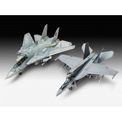 Maquettes Easy-Click 1/72 F-14D Super Tomcat & F/A-18E Super Hornet Revell Top Gun