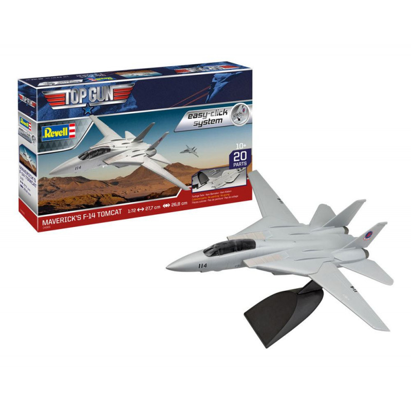 Maquette Easy-Click 1/72 F-14 Tomcat Revell Top Gun Maquette Easy-Click 1/72 F-14 Tomcat Revell Top Gun