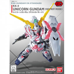 GUNDAM SD Unicorn Gundam RX-0 EX-STANDARD Bandai Gunpla
