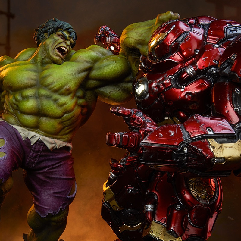 Statue Hulk Vs Iron Man Hulkbuster Sideshow