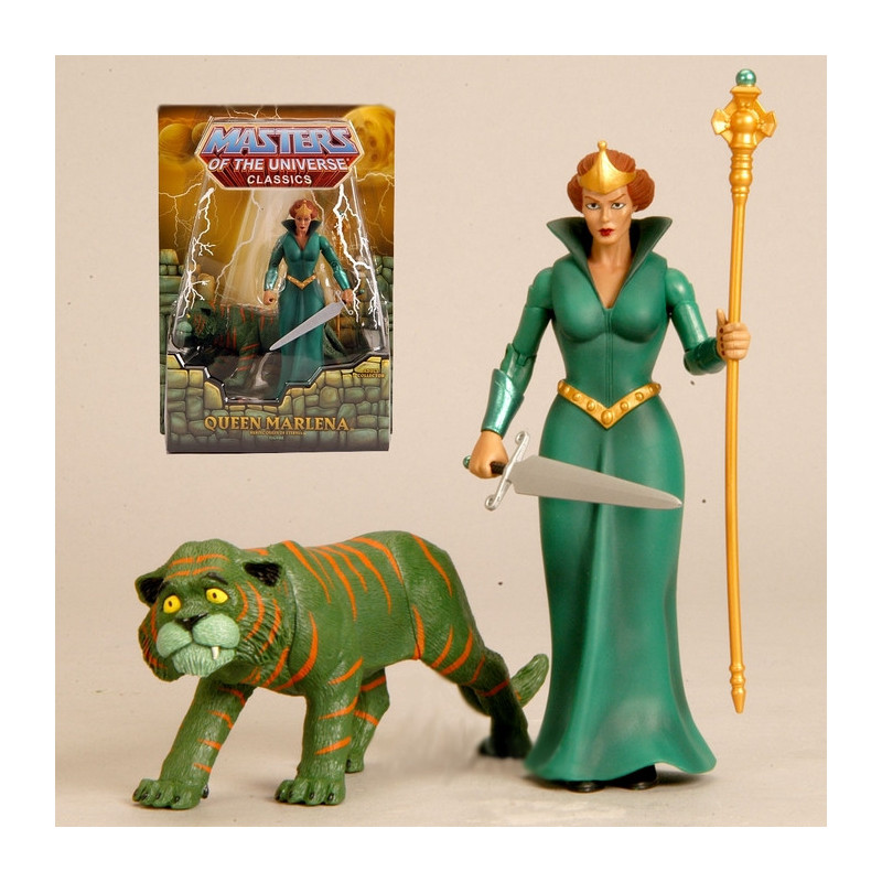 MAITRES DE L'UNIVERS CLASSICS figurine Queen Marlena Captain Glenn + Cringer MAITRES DE L'UNIVERS CLASSICS figurine Queen Marlena Captain Glenn + Cringer